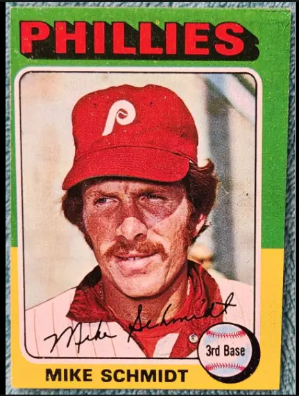 1975 Topps Mini Mike Schmidt Card