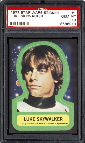 1977 Topps Star Wars #16 Luke Skywalker