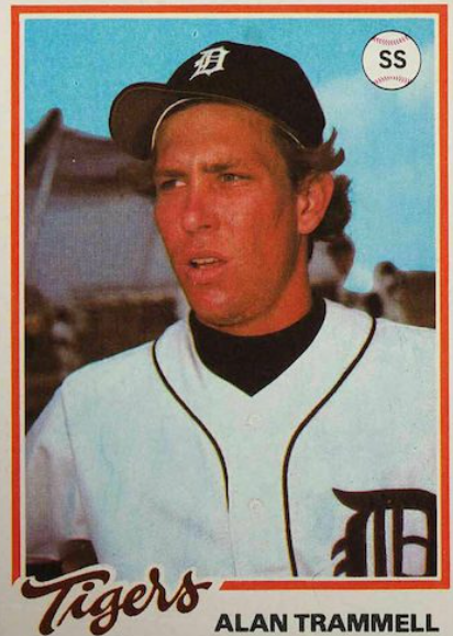 1978 Alan Trammell Topps Baseball Card