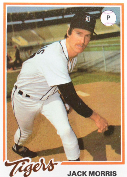 1978 Jack Morris Topps Baseball Card