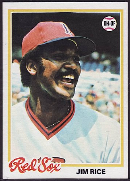 1978 Jim Rice Topps Baseball Card