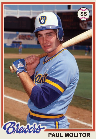 1978 Paul Molitor Topps Baseball Card