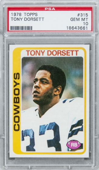 1978 Tony Dorsett Topps Football Card