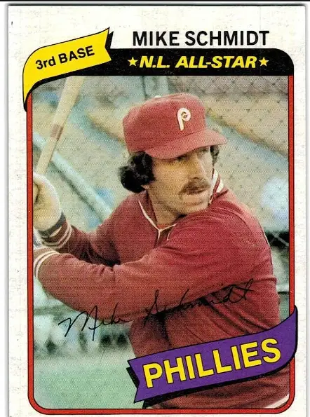 1980 Topps Mike Schmidt Card