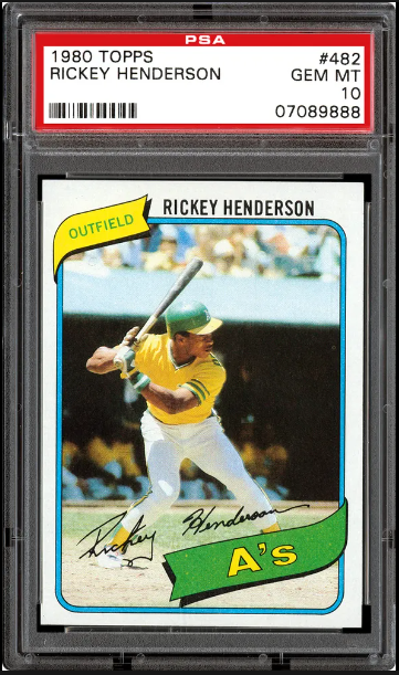 1980 Topps Rickey Henderson RC