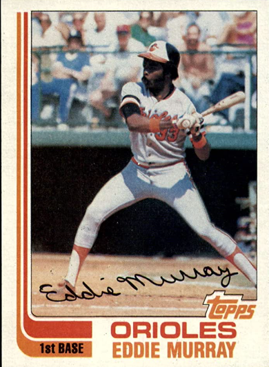 1982 Eddie Murray Topps Baseball Card