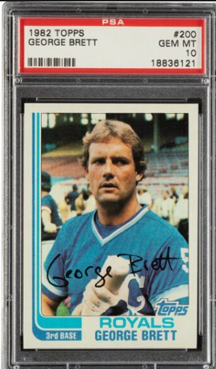 1982 George Brett Topps Baseball Card