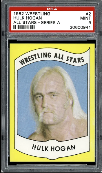 1982 Hulk Hogan Wrestling All-Stars Rookie Card