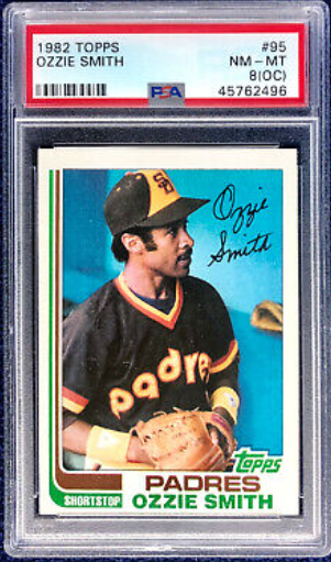 1982 Ozzie Smith Topps Baseball Card