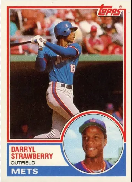 1983 Darryl Strawberry Topps Bas