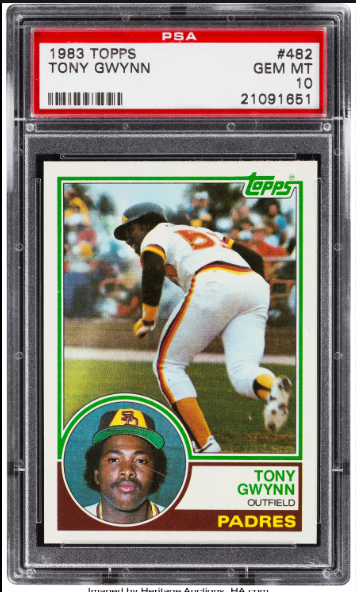 1983 Tony Gwynn Topps Baseball Card