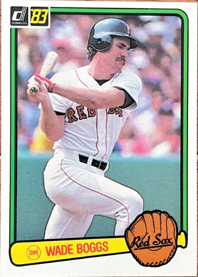 1983 Wade Boggs Donruss Action All-Stars