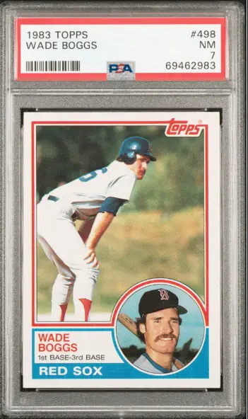 1983 Wade Boggs Topps Rookie Card