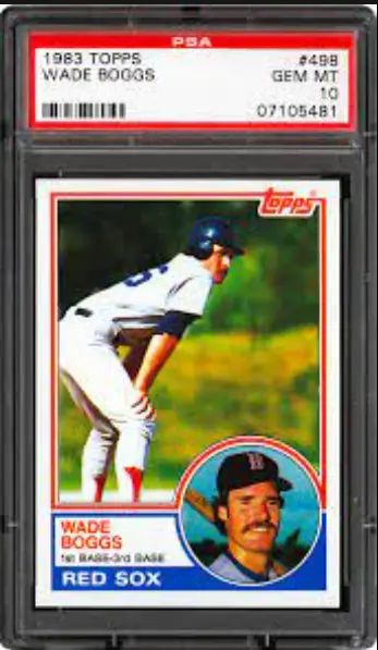 1983 Wade Boggs Topps Traded