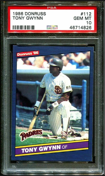 1986 Donruss Tony Gwynn