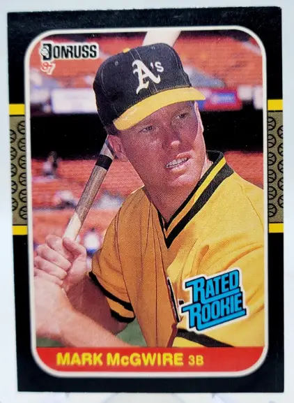 1986 Mark McGwire Donruss Baseball Card