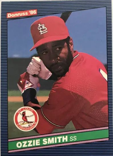 1986 Ozzie Smith Donruss Baseball Card