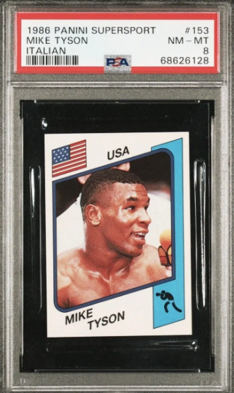 1986 Panini Supersport Mike Tyson