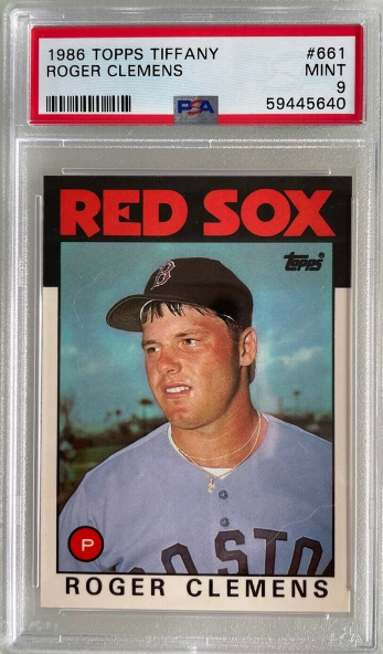 1986 Topps Tiffany Roger Clemens