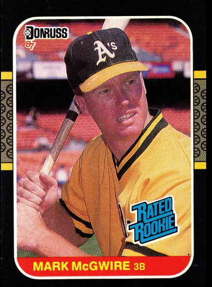 1987 Donruss Opening Day Mark McGwire