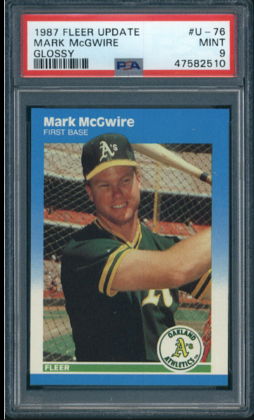 1987 Fleer Glossy Mark McGwire