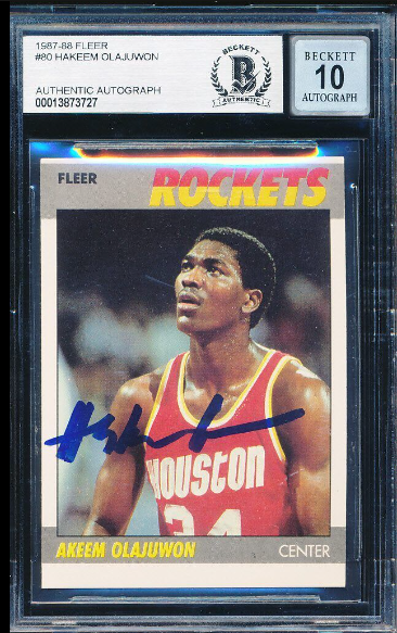 1987 Hakeem Olajuwon Fleer