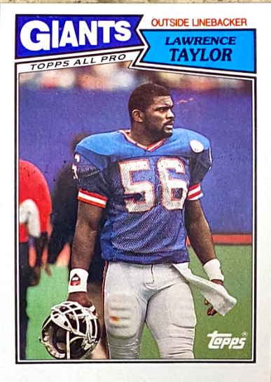 1987 Lawrence Taylor Topps Football Card