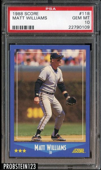 1988 Matt Williams Score Baseball