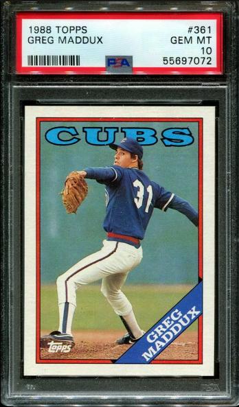 1988 Topps Greg Maddux Card