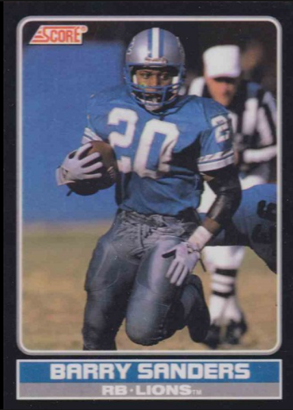 1989 Barry Sanders Score Young Superstars II