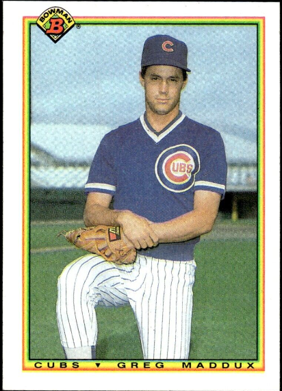 1990 Bowman Greg Maddux Card