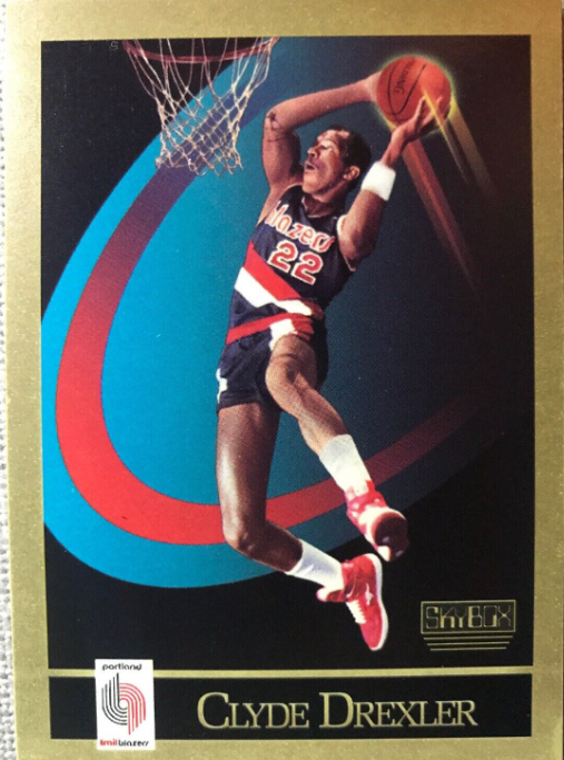 1990 Clyde Drexler Skybox Basketball Card