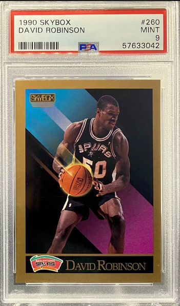 1990 David Robinson Skybox Basketball Card