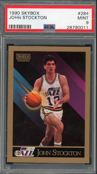 1990 John Stockton Skybox Basketball Card