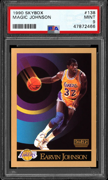 1990 Magic Johnson Skybox Basketball Card