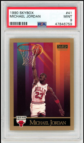 1990 Michael Jordan Skybox Basketball Card