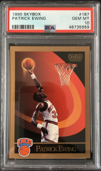 1990 Patrick Ewing Skybox Basketball Card