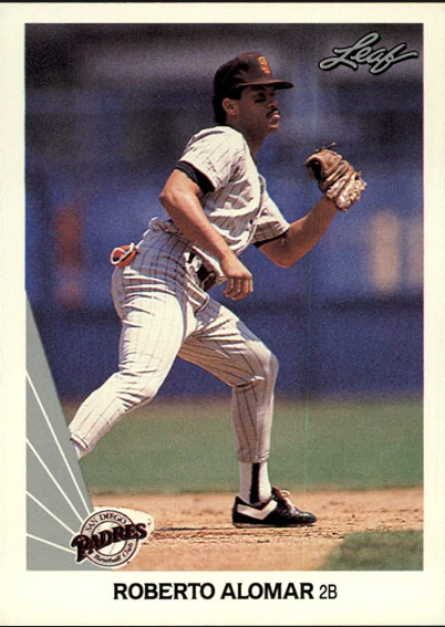 1990 Roberto Alomar Leaf Baseball Card