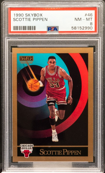 1990 Scottie Pippen Skybox Basketball Card