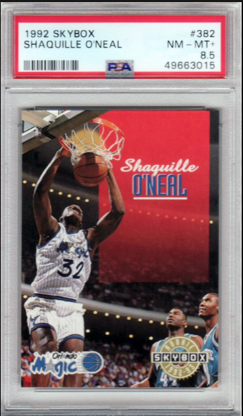 1990 Shaquille O'Neal Skybox Basketball Card