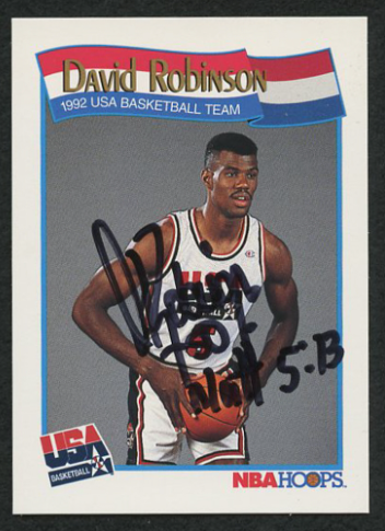 1991-92 David Robinson Basketball Card