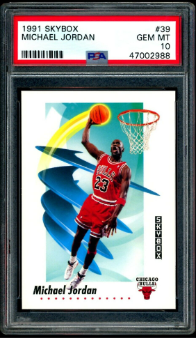 1991-92 Michael Jordan Skybox Basketball Card