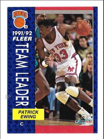 1991-92 Patrick Ewing Basketball Card