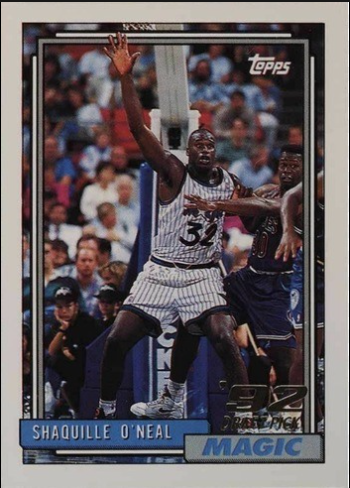 1991-92 Shaquille O'Neal Basketball Card