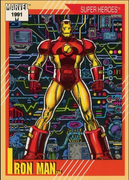 1991 Marvel Card Iron Man