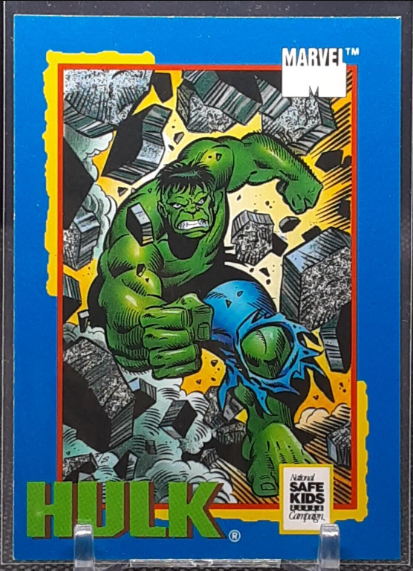 1991 Marvel Card The Incredible Hulk