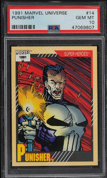 1991 Marvel Card The Punisher