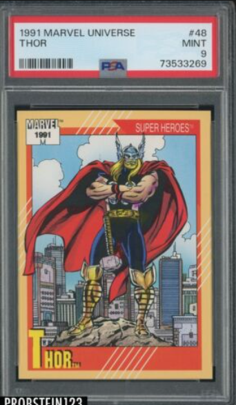 1991 Marvel Card Thor