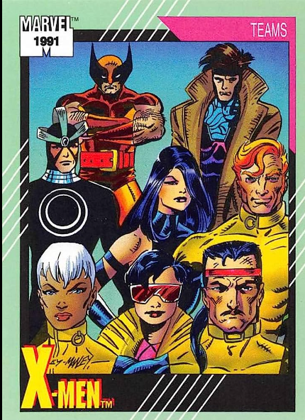 1991 Marvel Card X-Men