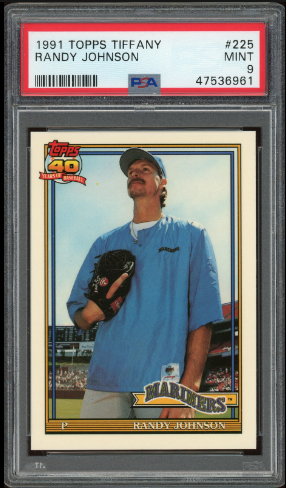 1991 Randy Johnson Bowman Tiffany